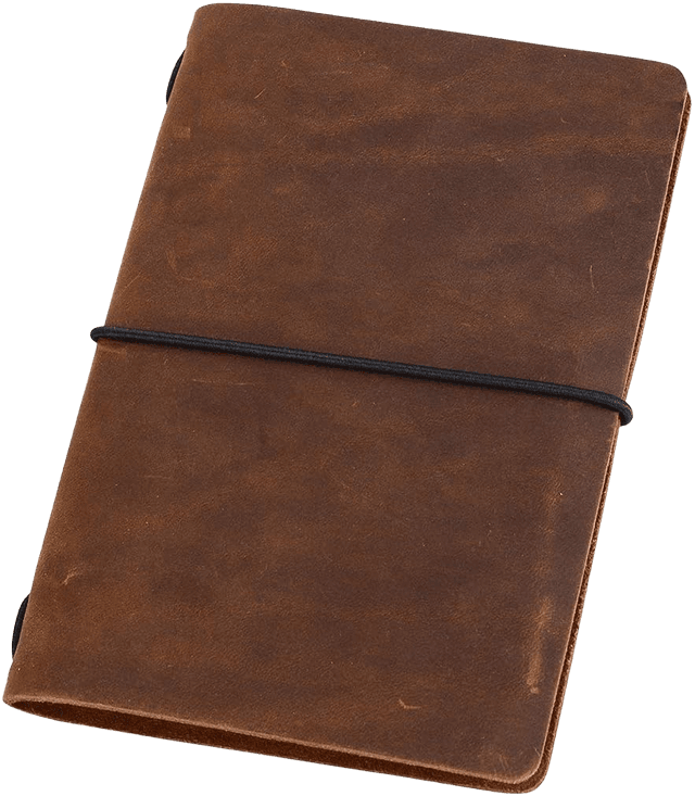 Leather notebook